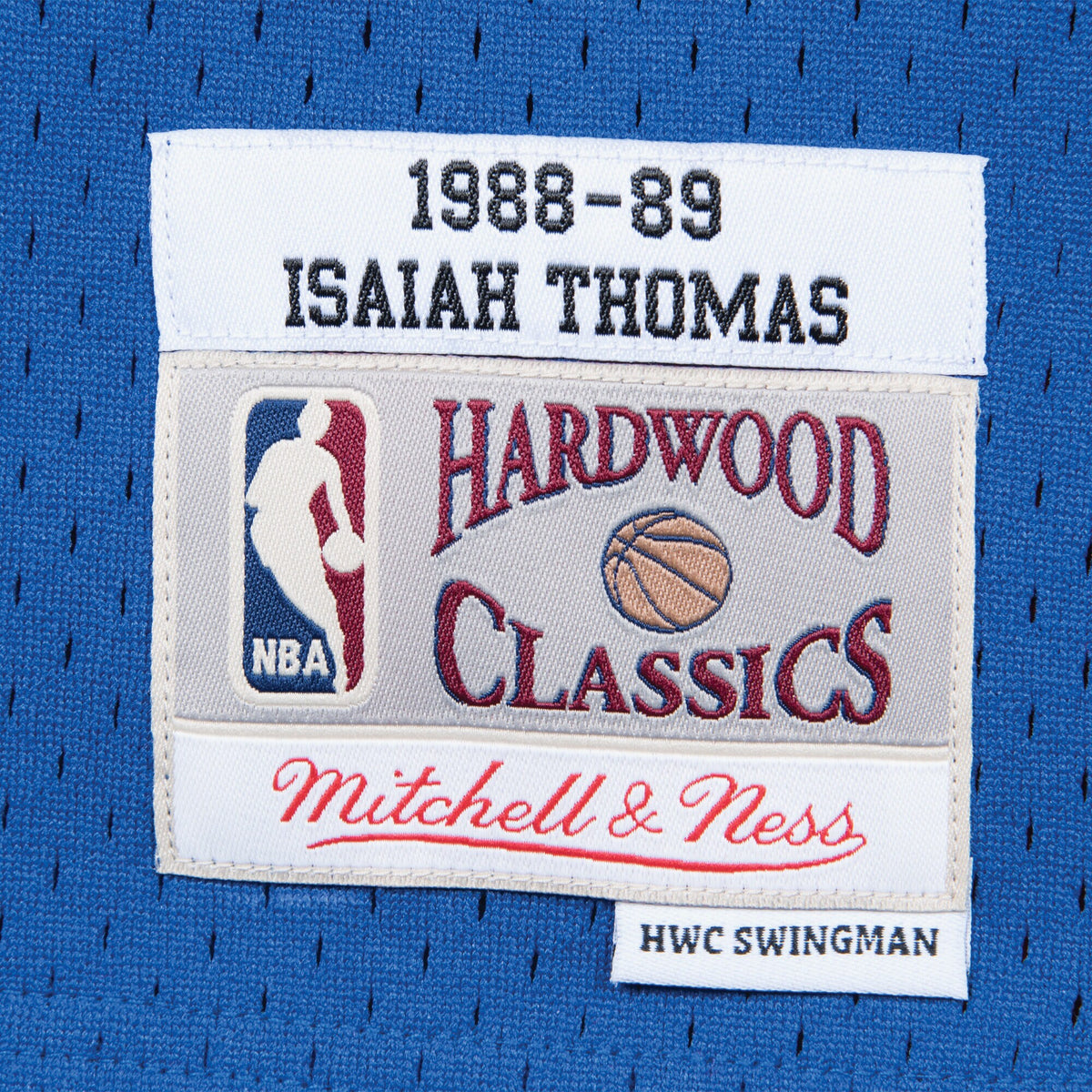 Isiah Thomas Detroit Pistons 1988-89 Swingman Road Jersey