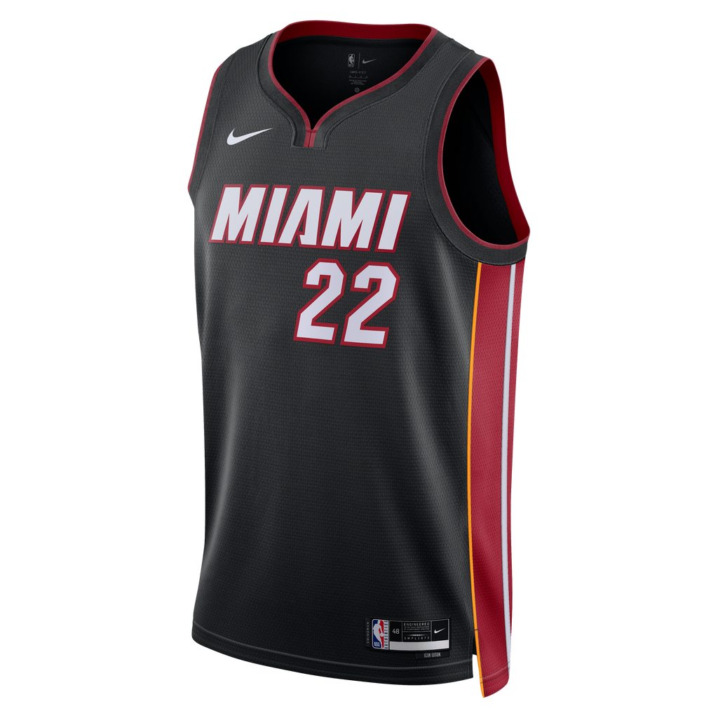 Andrew Wiggins Miami Heat Icon Edition Swingman Jersey - Black - Unisex