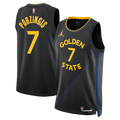 Kristaps Porziņģis Golden State Warriors 2024/25 Statement Edition Swingman Jersey - Black - Unisex