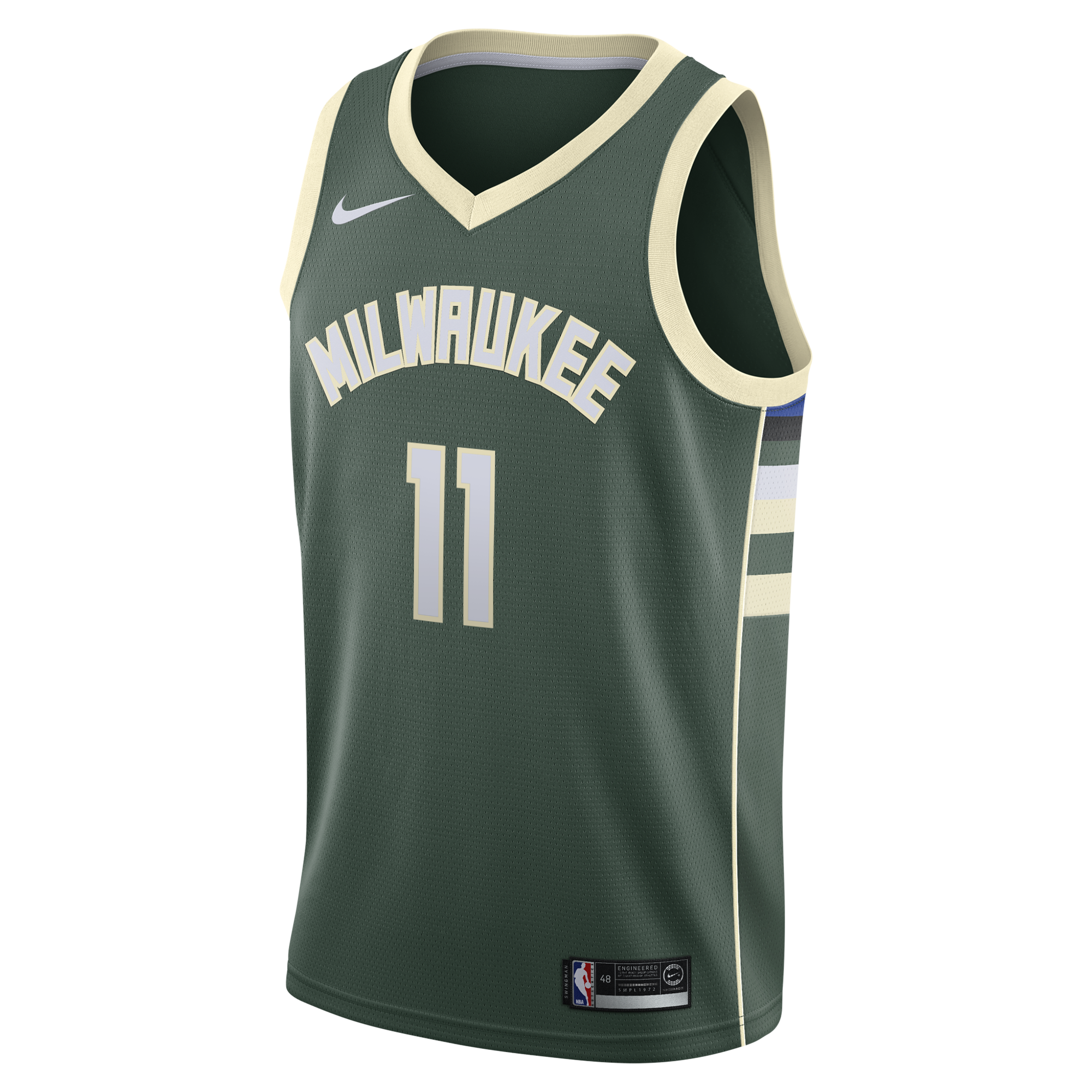 Tyler Herro Milwaukee Bucks Icon Edition Swingman Jersey - Hunter Green - Youth