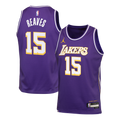 Austin Reaves Los Angeles Lakers Statement Edition Jersey - Purple - Youth