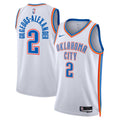 Shai Gilgeous-Alexander Oklahoma City Thunder Association Edition Swingman Jersey - White - Unisex
