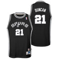 Tim Duncan San Antonio Spurs 1998-99 Hardwood Classics Swingman Road Jersey - Black - Youth