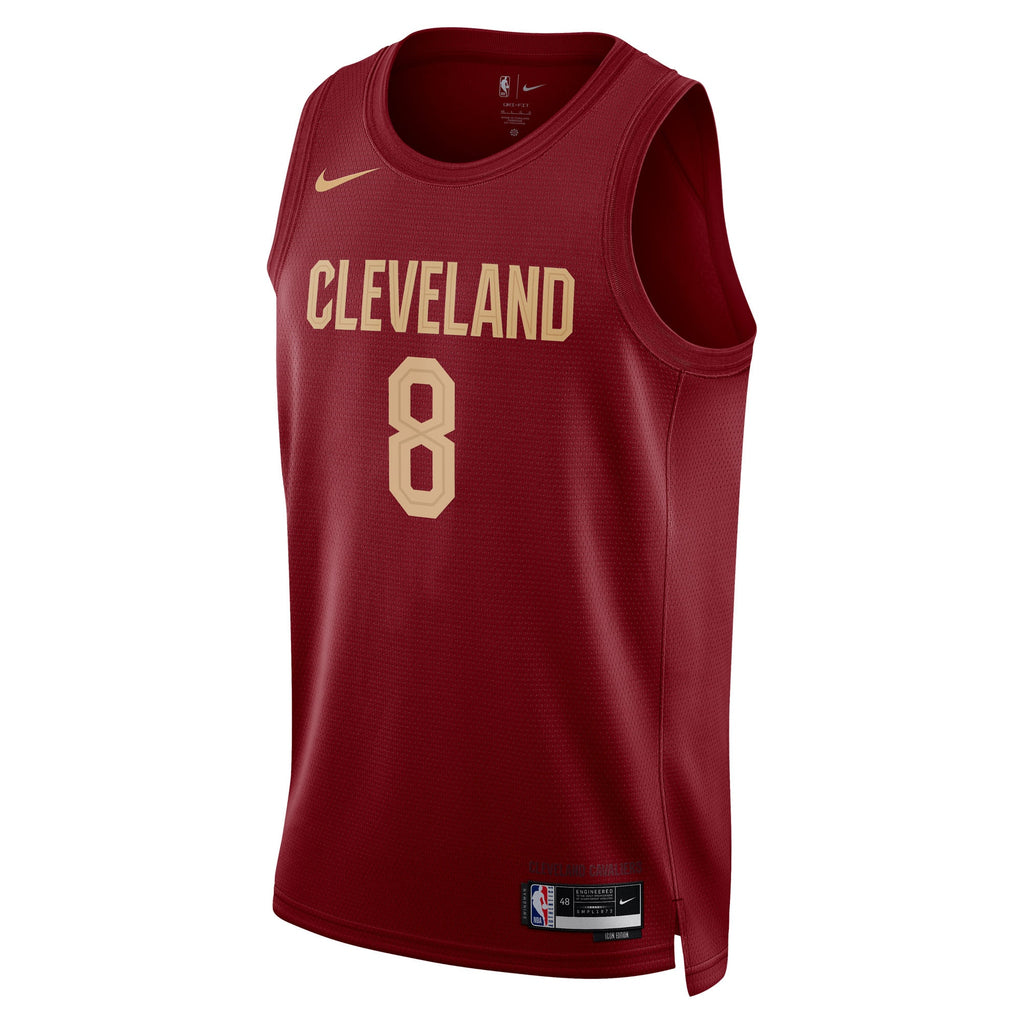 Dennis Schröder Cleveland Cavaliers Icon Edition Swingman Jersey - Wine - Unisex