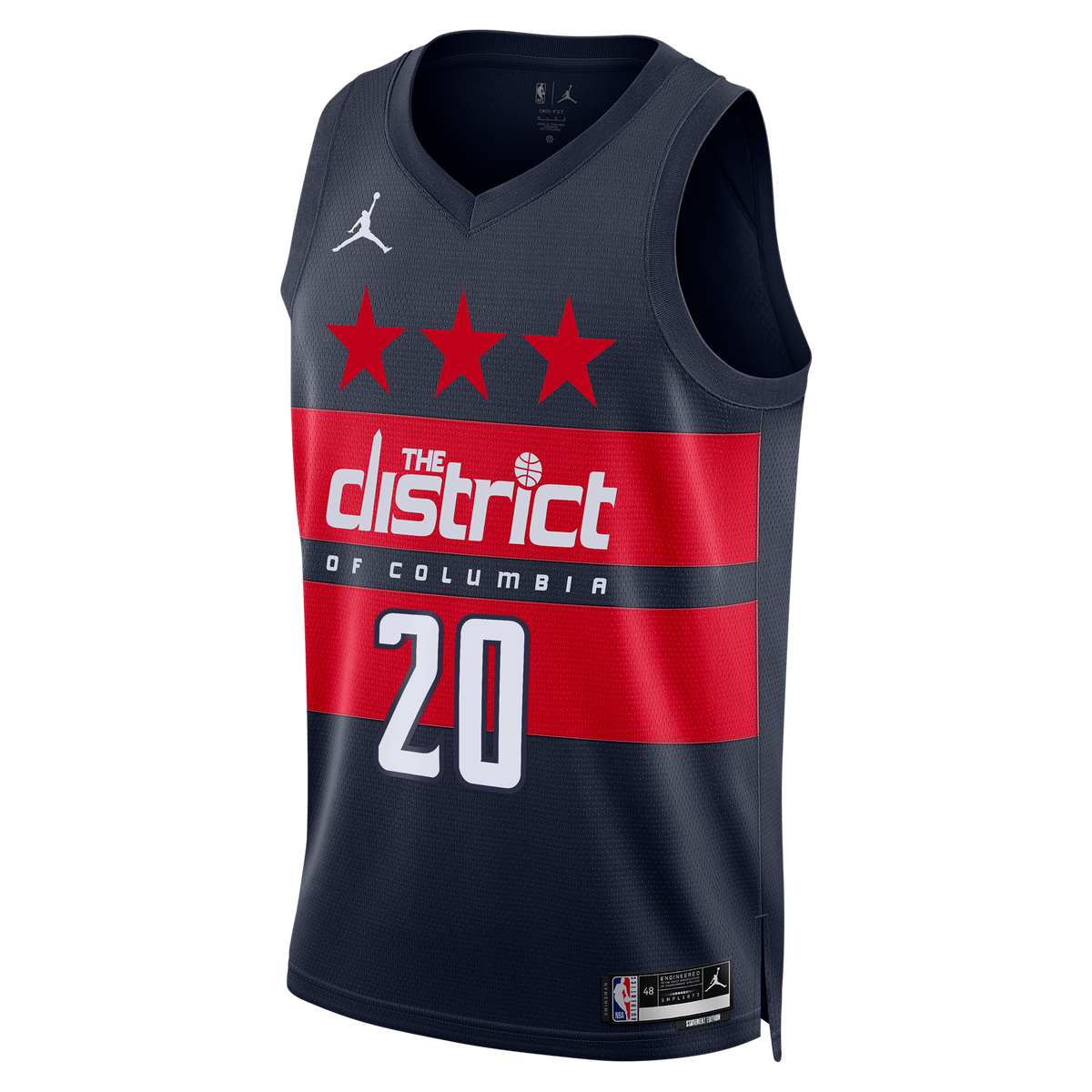 Alex Sarr Washington Wizards Statement Edition Swingman Jersey - Navy - Mens
