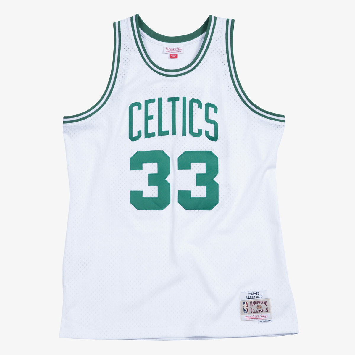 Larry Bird Boston Celtics 1985-86 Swingman Home Jersey