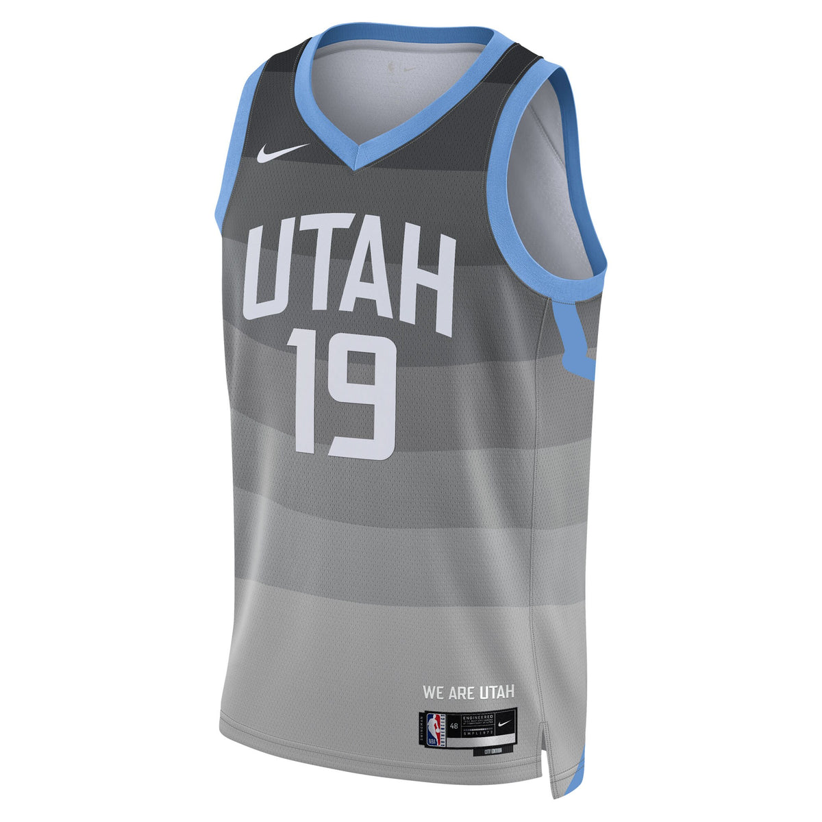 Ace Bailey Utah Jazz 2025/26 City Edition Swingman Jersey - Gray - Unisex