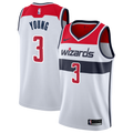 Trae Young Washington Wizards Association Edition Swingman Jersey - White - Youth