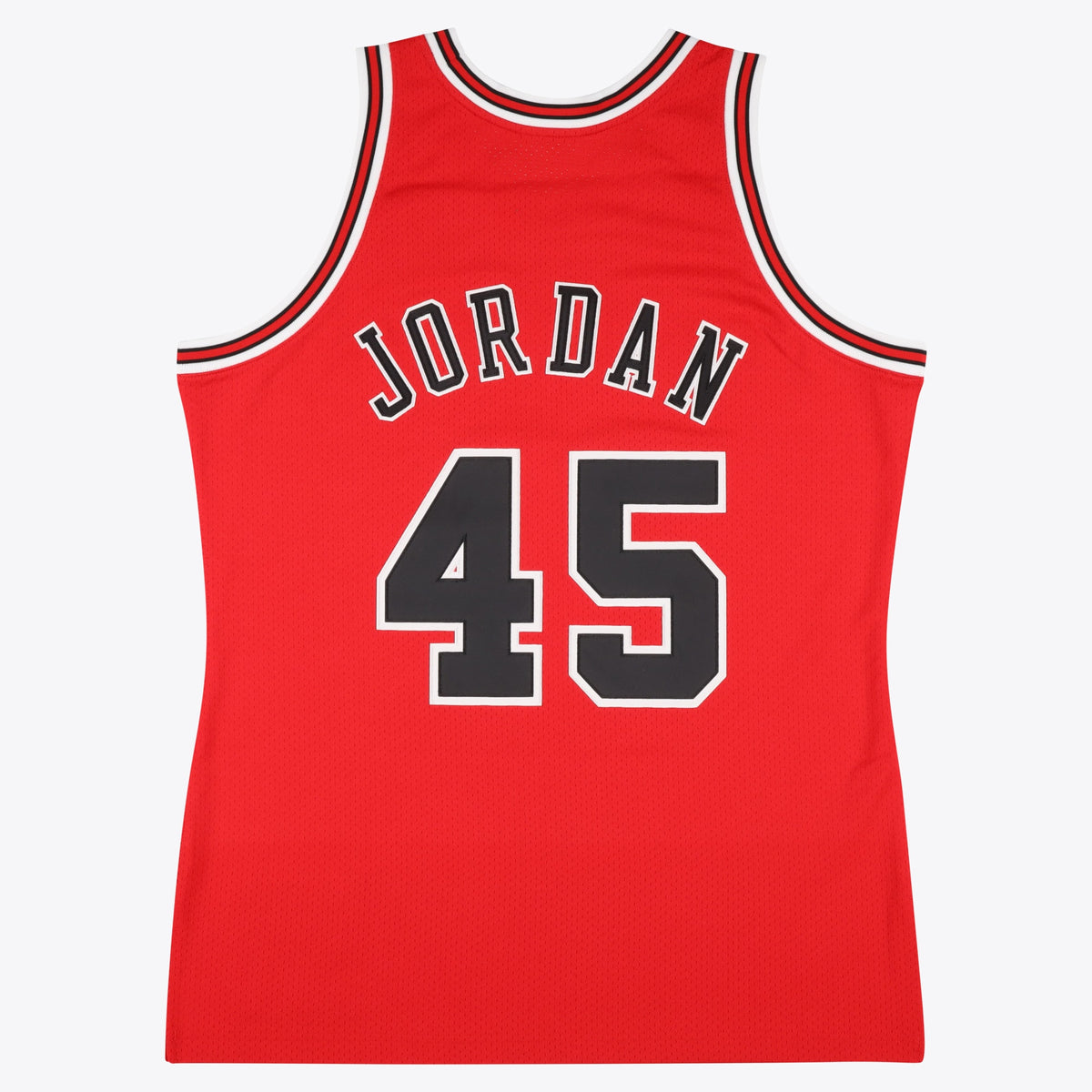 Michael Jordan Chicago Bulls 1994-95 Authentic Road Jersey - Red - Mens