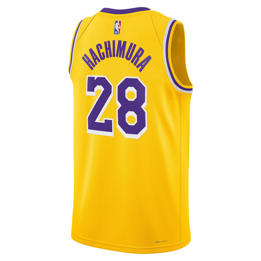 Rui Hachimura Los Angeles Lakers Swingman Icon Jersey - Gold - Youth