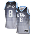 Isaiah Collier Utah Jazz 2025/26 City Edition Swingman Jersey - Gray - Youth