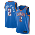 Shai Gilgeous-Alexander Oklahoma City Thunder Icon Edition Swingman Jersey - Blue - Unisex