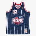 Clyde Drexler Houston Rockets 1996-97 Swingman Road Jersey