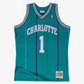 Muggsy Bogues Charlotte Hornets 1992 Swingman Road Jersey
