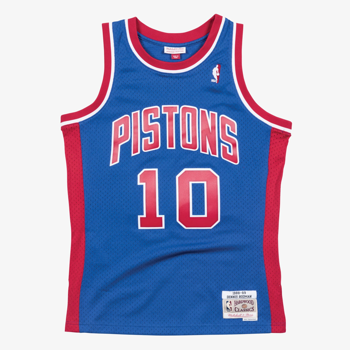 Dennis Rodman Detroit Pistons 1988-89 Swingman Road Jersey
