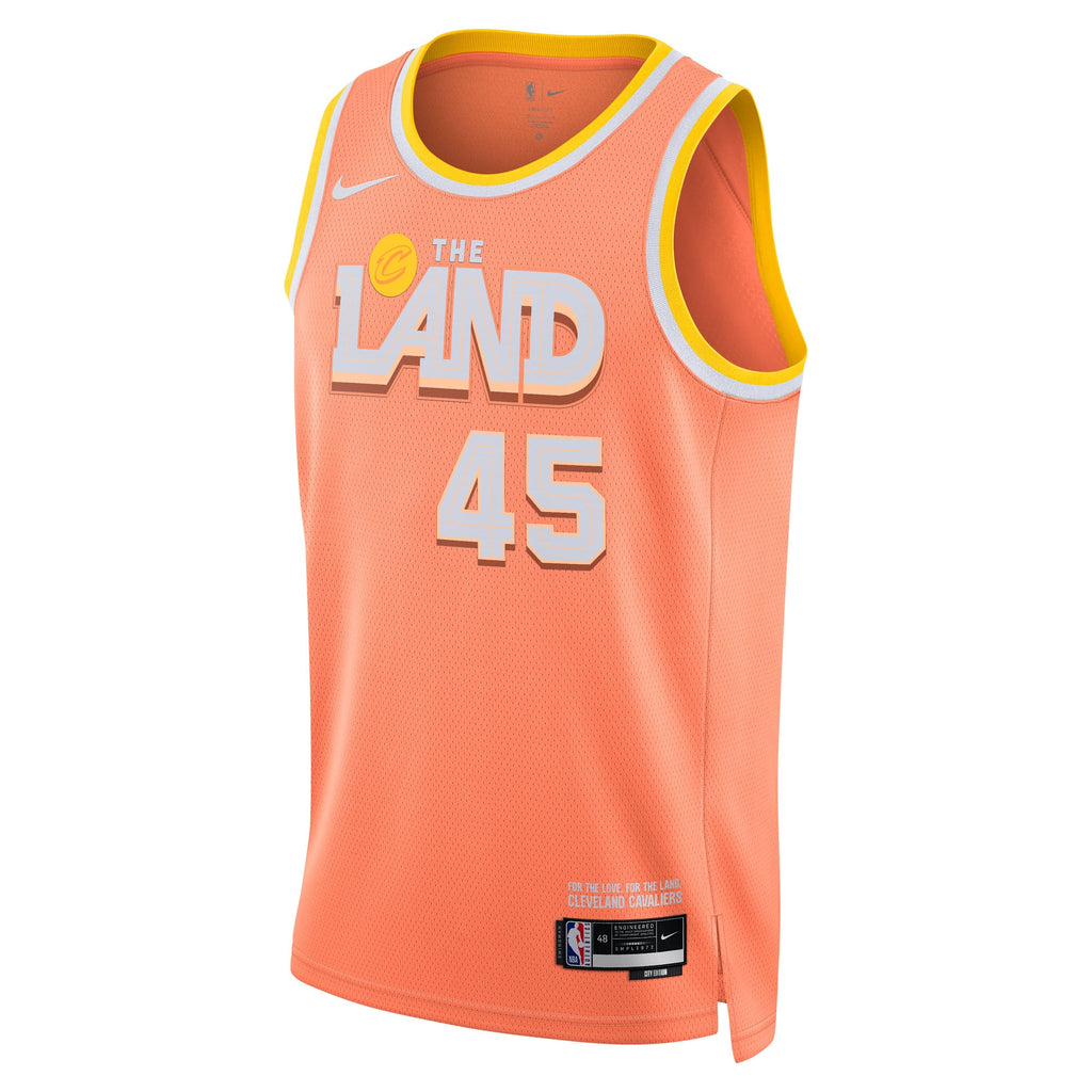 Donovan Mitchell Cleveland Cavaliers 2025/26 City Edition Swingman Jersey - Orange - Unisex