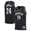 Cam Thomas Brooklyn Nets 2025/26 City Edition Swingman Jersey - Black - Youth