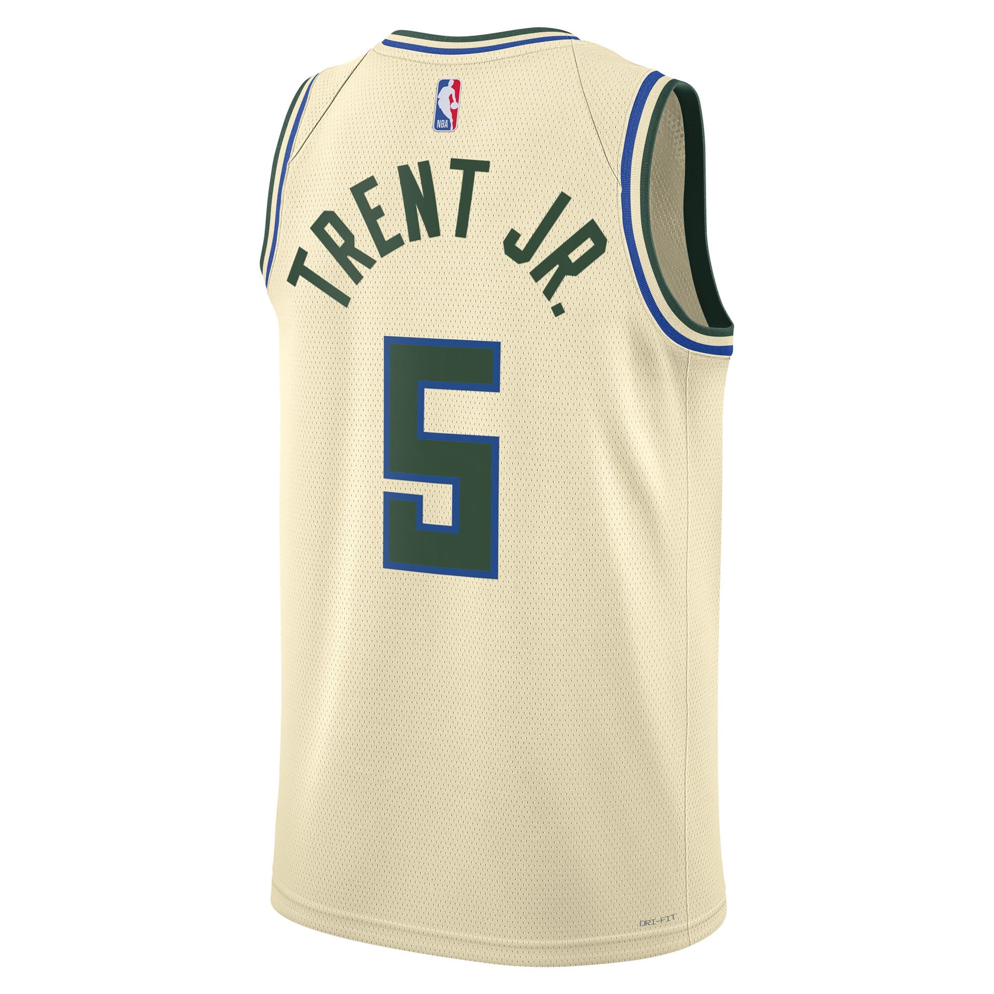 Gary Trent Jr. Milwaukee Bucks 2025/26 City Edition Swingman Jersey - Cream - Unisex