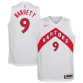 RJ Barrett Toronto Raptors Association Edition Swingman Jersey - White - Youth