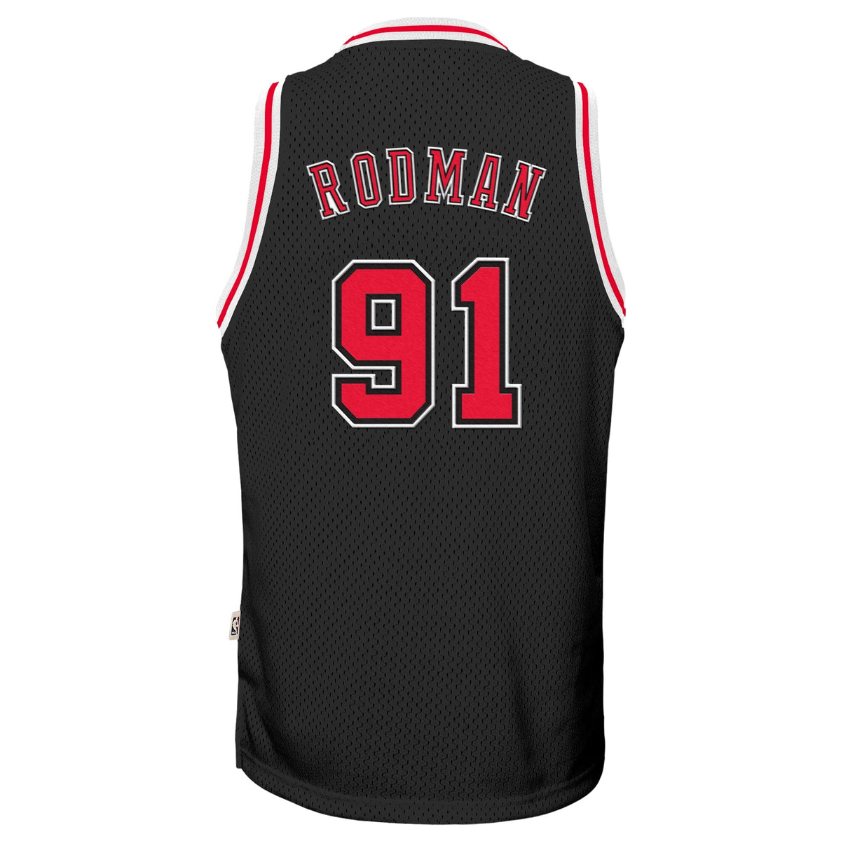 Dennis Rodman Chicago Bulls 1997-98 Hardwood Classics Alternate Swingman Jersey - Black - Youth