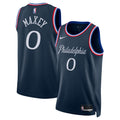 Tyrese Maxey Philadelphia 76ers 2025/26 City Edition Swingman Jersey - Navy - Unisex