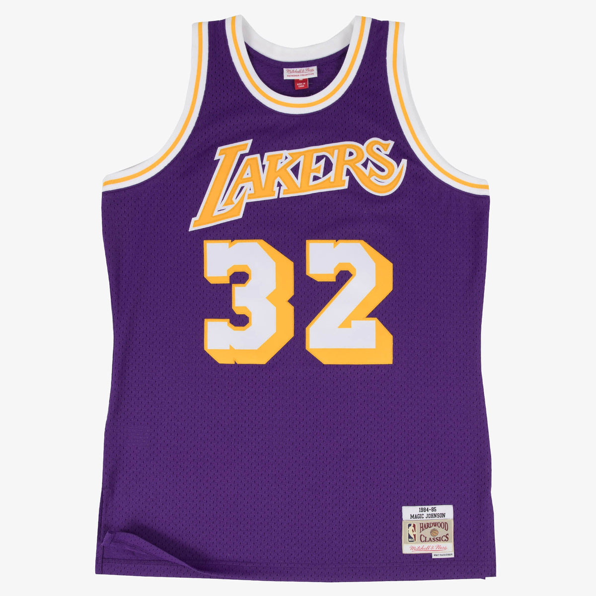 Magic Johnson Los Angeles Lakers 1984-85 Swingman Road Jersey