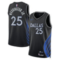 P.J. Washington Jr. Dallas Mavericks 2025/26 City Edition Swingman Jersey - Black - Unisex