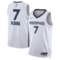 Santi Aldama Memphis Grizzlies Association Edition Swingman Jersey - White - Unisex