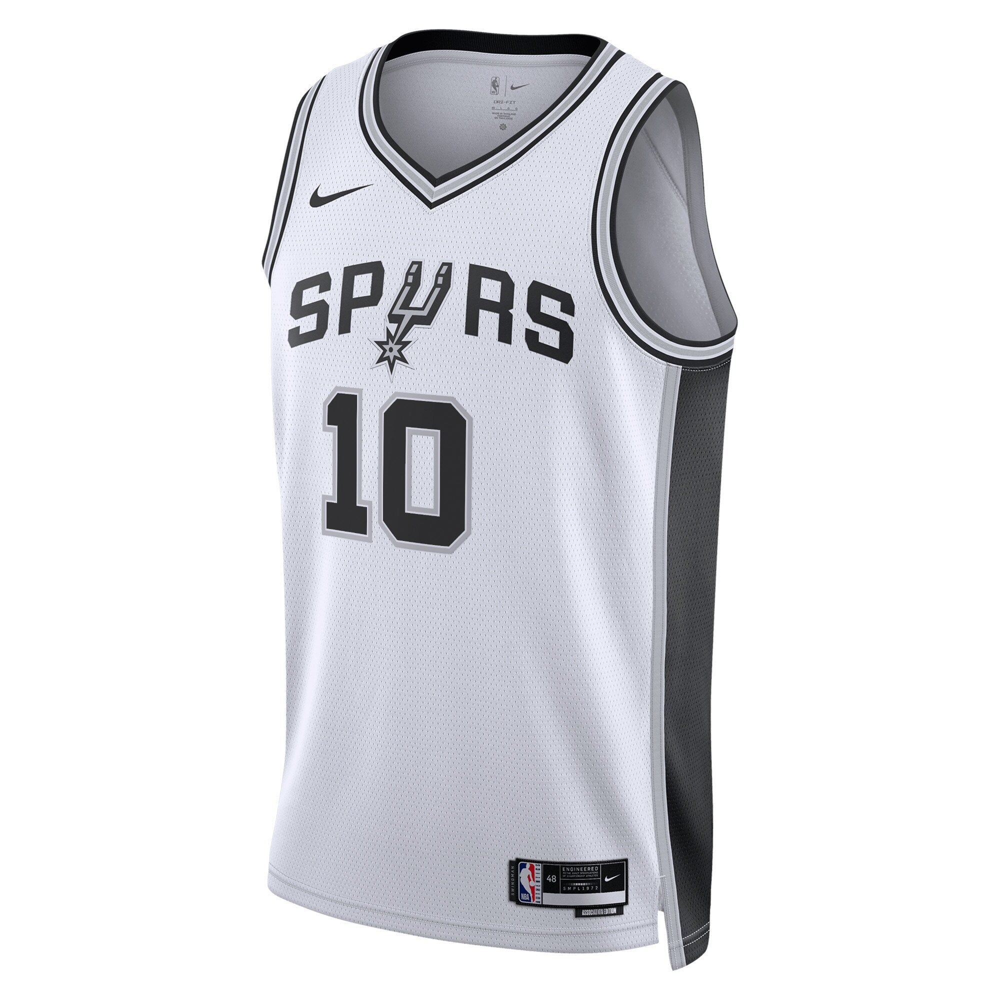 Jeremy Sochan San Antonio Spurs Association Edition Swingman Jersey - White - Unisex