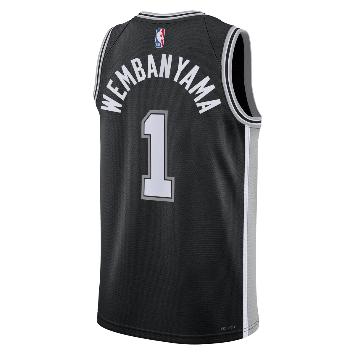 Victor Wembanyama San Antonio Spurs Icon Edition Swingman Jersey - Black - Unisex