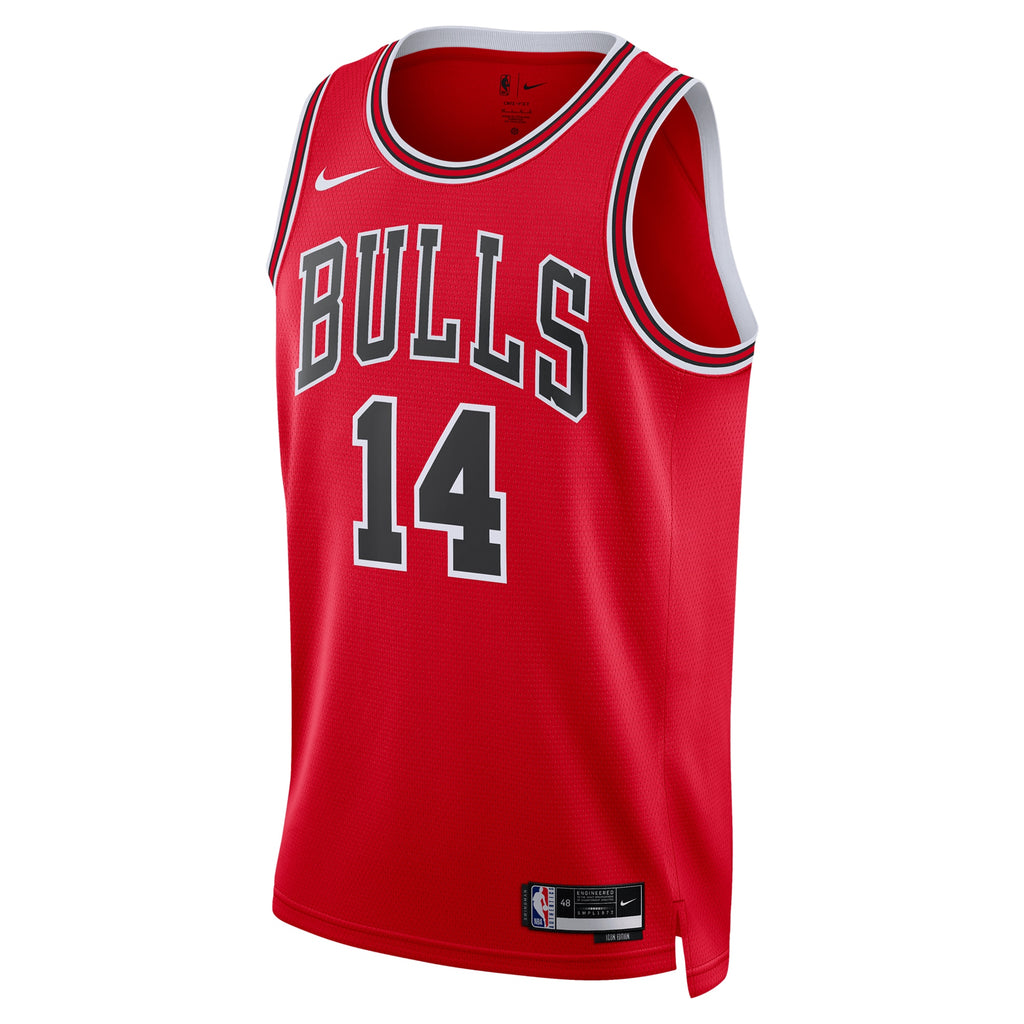 Matas Buzelis Chicago Bulls Swingman Icon Jersey - Red - Unisex