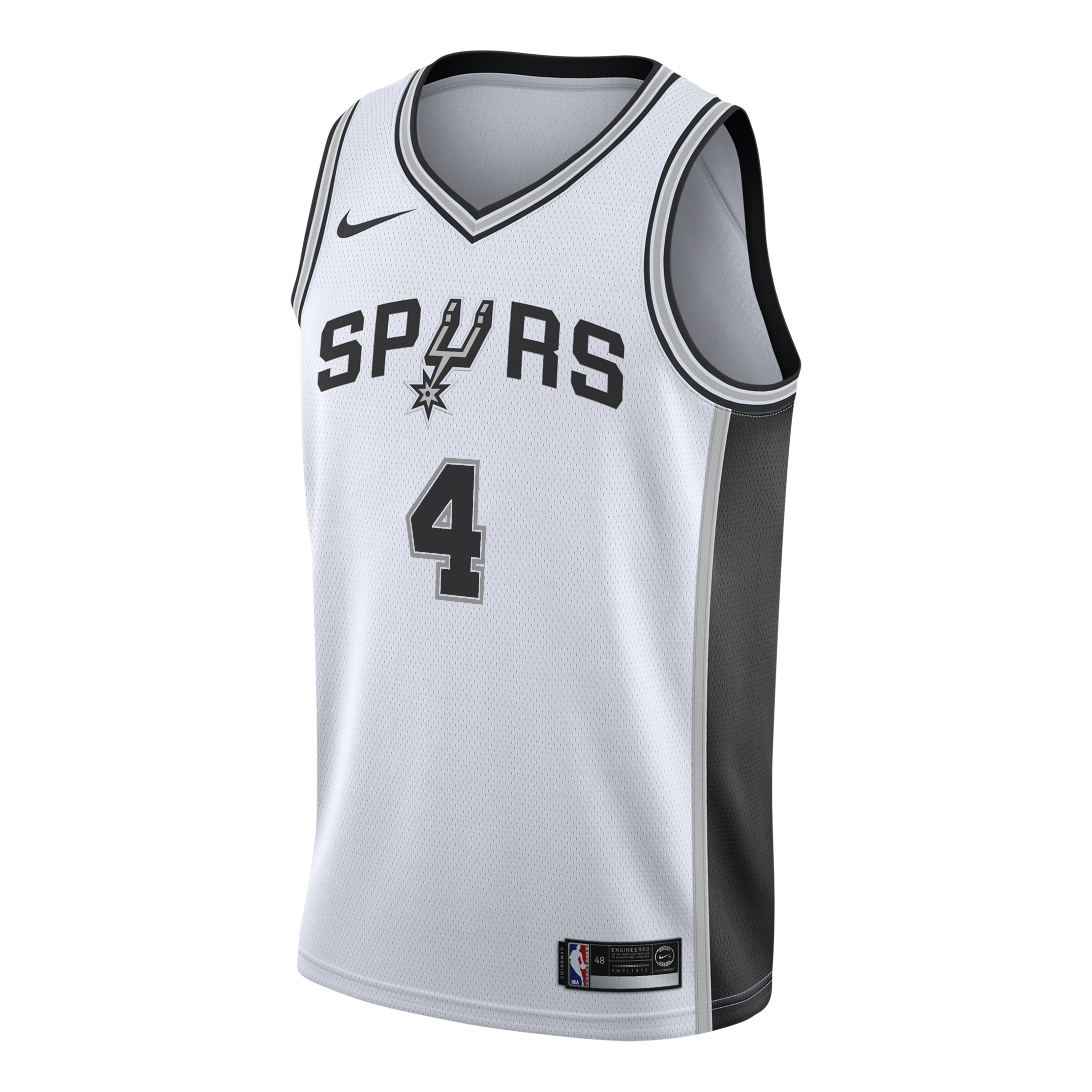 De'Aaron Fox San Antonio Spurs Association Edition Swingman Jersey - White - Youth