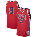 Michael Jordan USA Basketball 1984 Authentic Alternate Jersey - Red - Mens