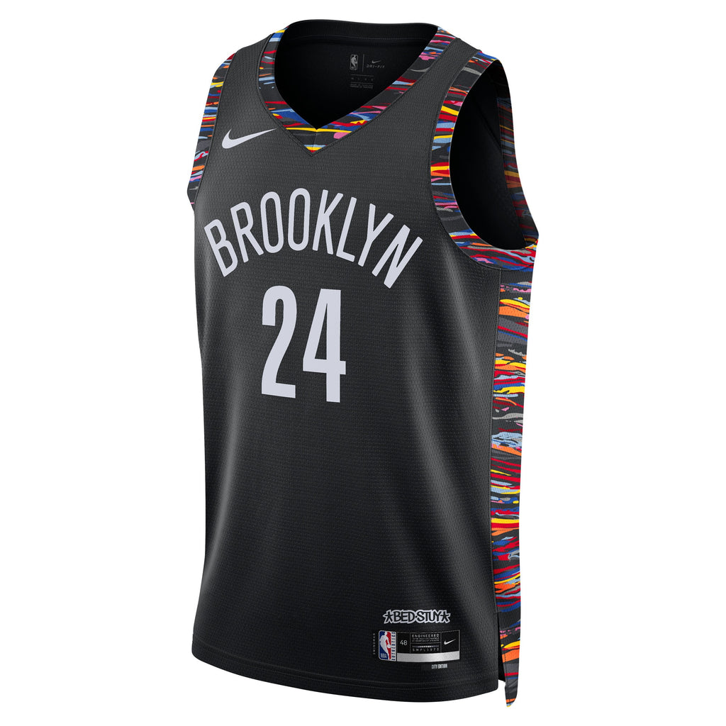 Cam Thomas Brooklyn Nets 2025/26 City Edition Swingman Jersey - Black - Unisex