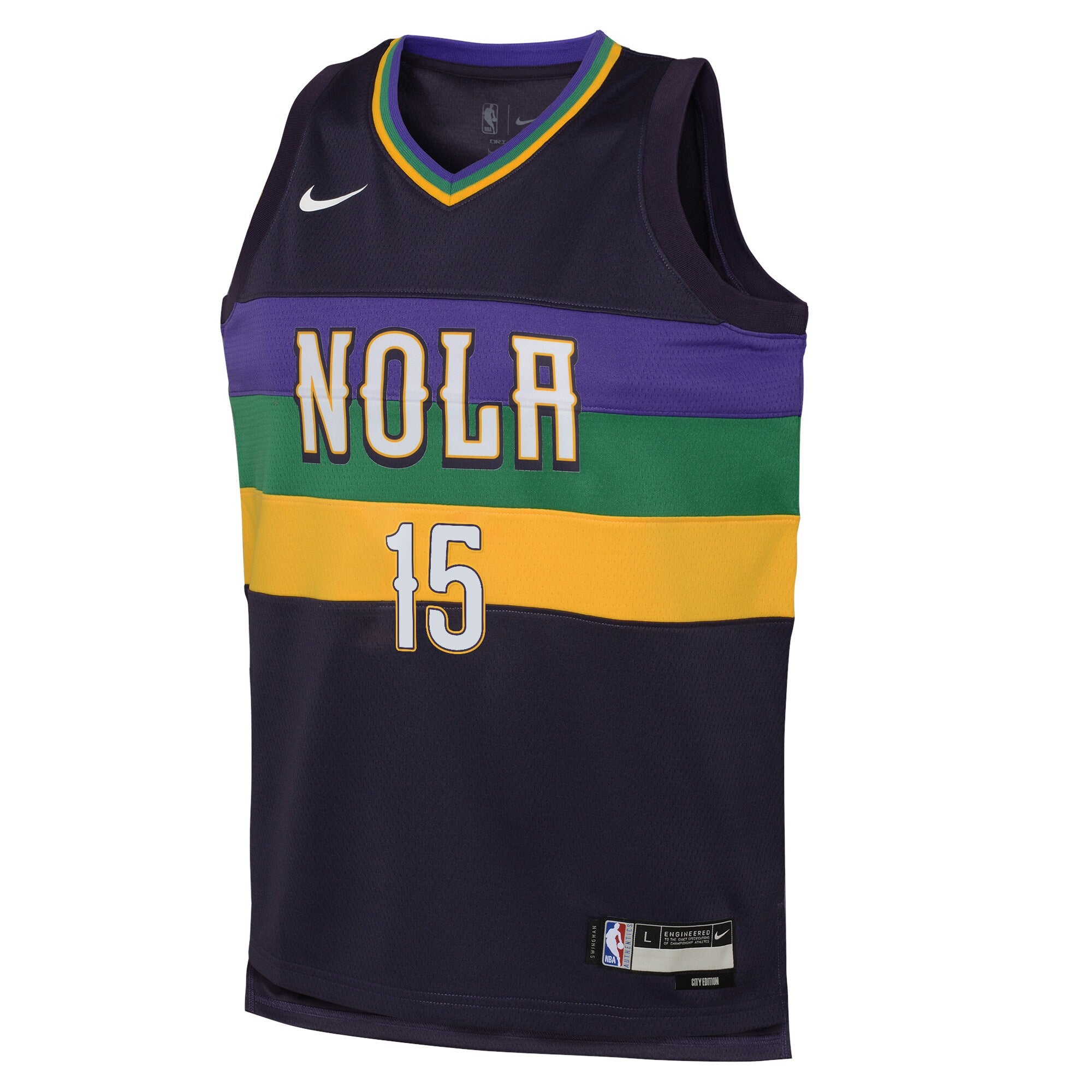 Jose Alvarado New Orleans Pelicans City Edition Swingman Jersey - Purple - Youth