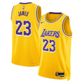 LeBron James Los Angeles Lakers Swingman Icon Jersey - Gold - Youth