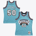 Bryant Reeves Vancouver Grizzlies 1995 Authentic Swingman Jersey - Teal