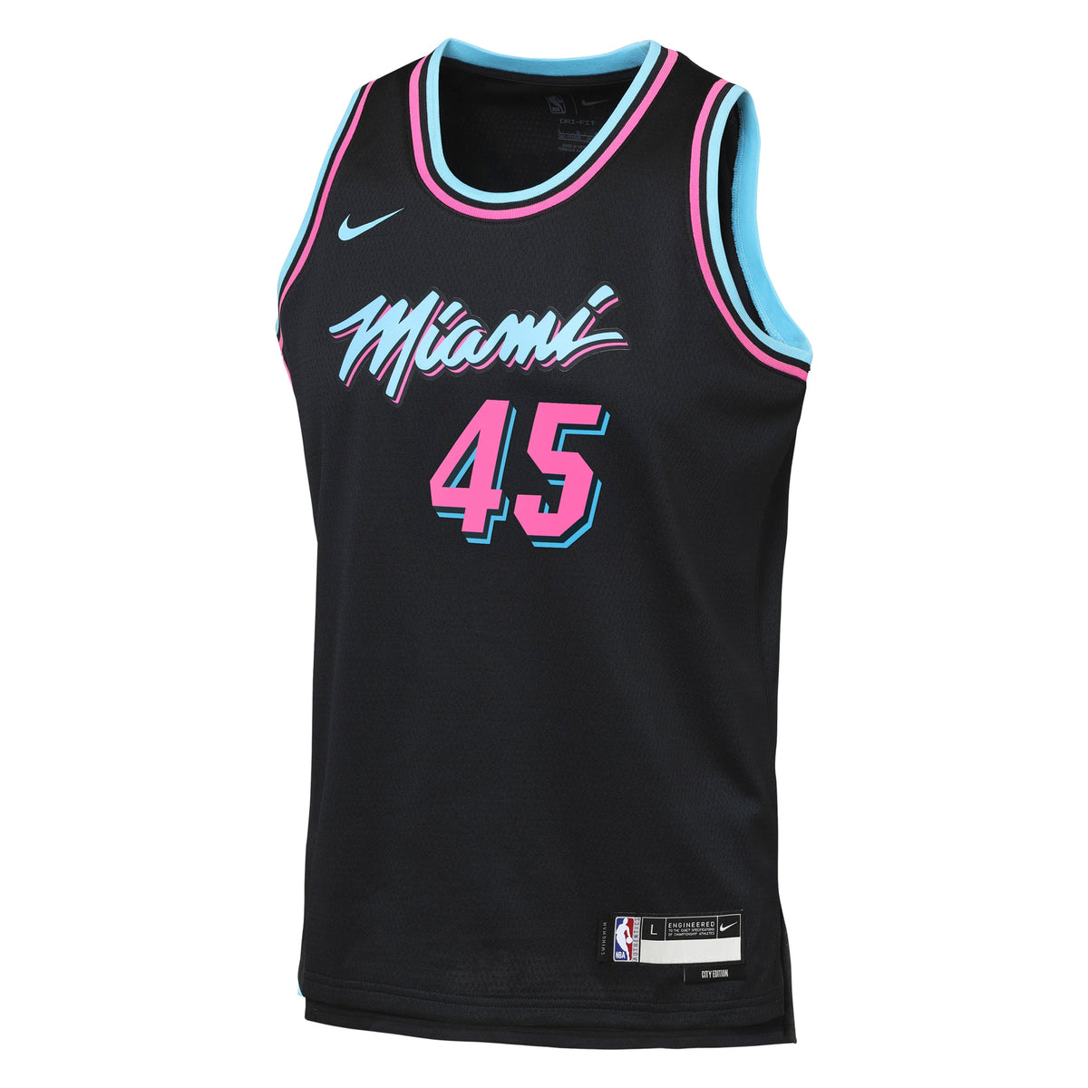 Davion Mitchell Miami Heat 2025/26 City Edition Swingman Jersey - Black - Youth
