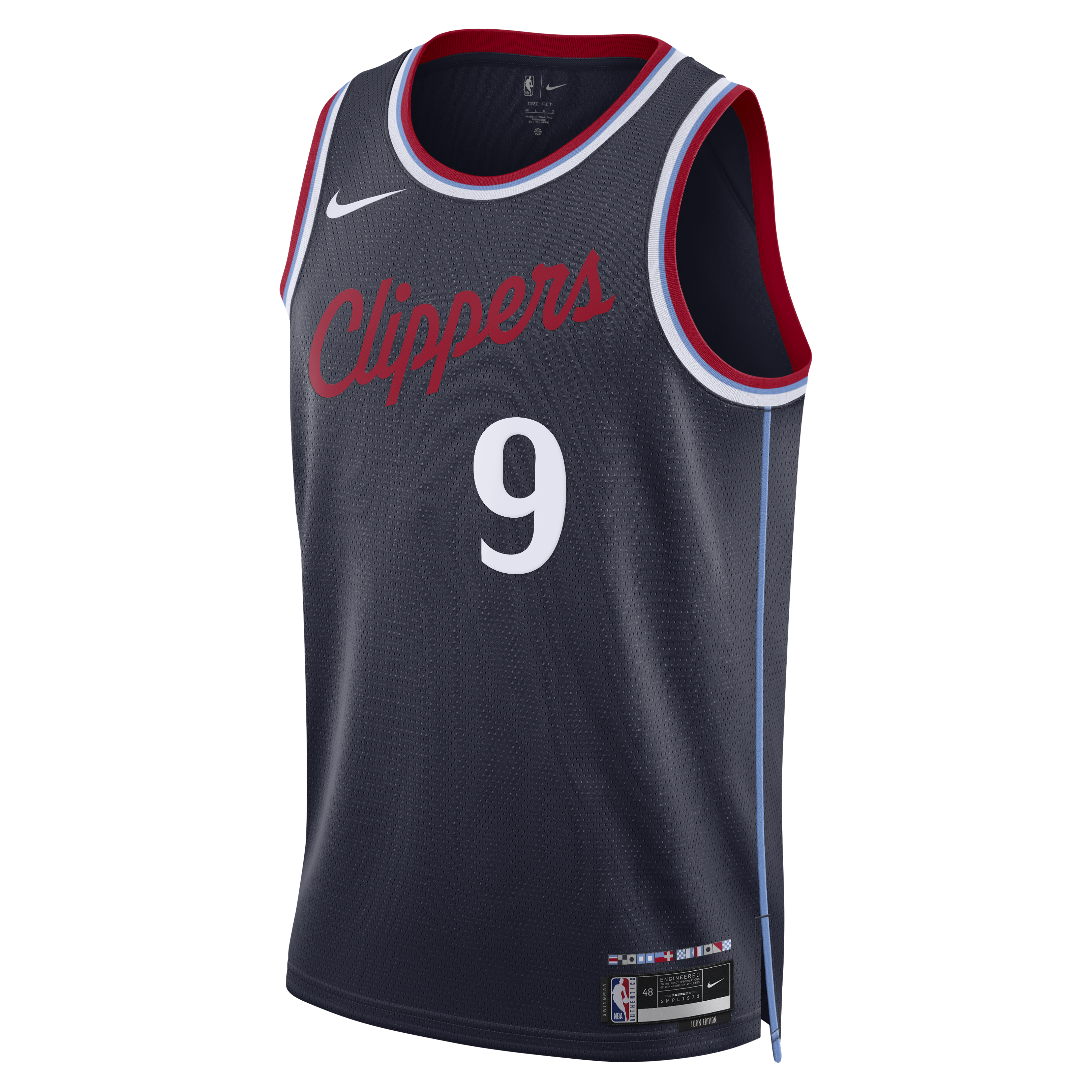 Bennedict Mathurin Los Angeles Clippers Icon Edition Replica Swingman Jersey - Navy - Unisex