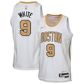 Derrick White Boston Celtics 2025/26 City Edition Swingman Jersey - White - Youth