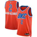 Shai Gilgeous-Alexander Oklahoma City Thunder Replica Swingman Statement Jersey - Unisex