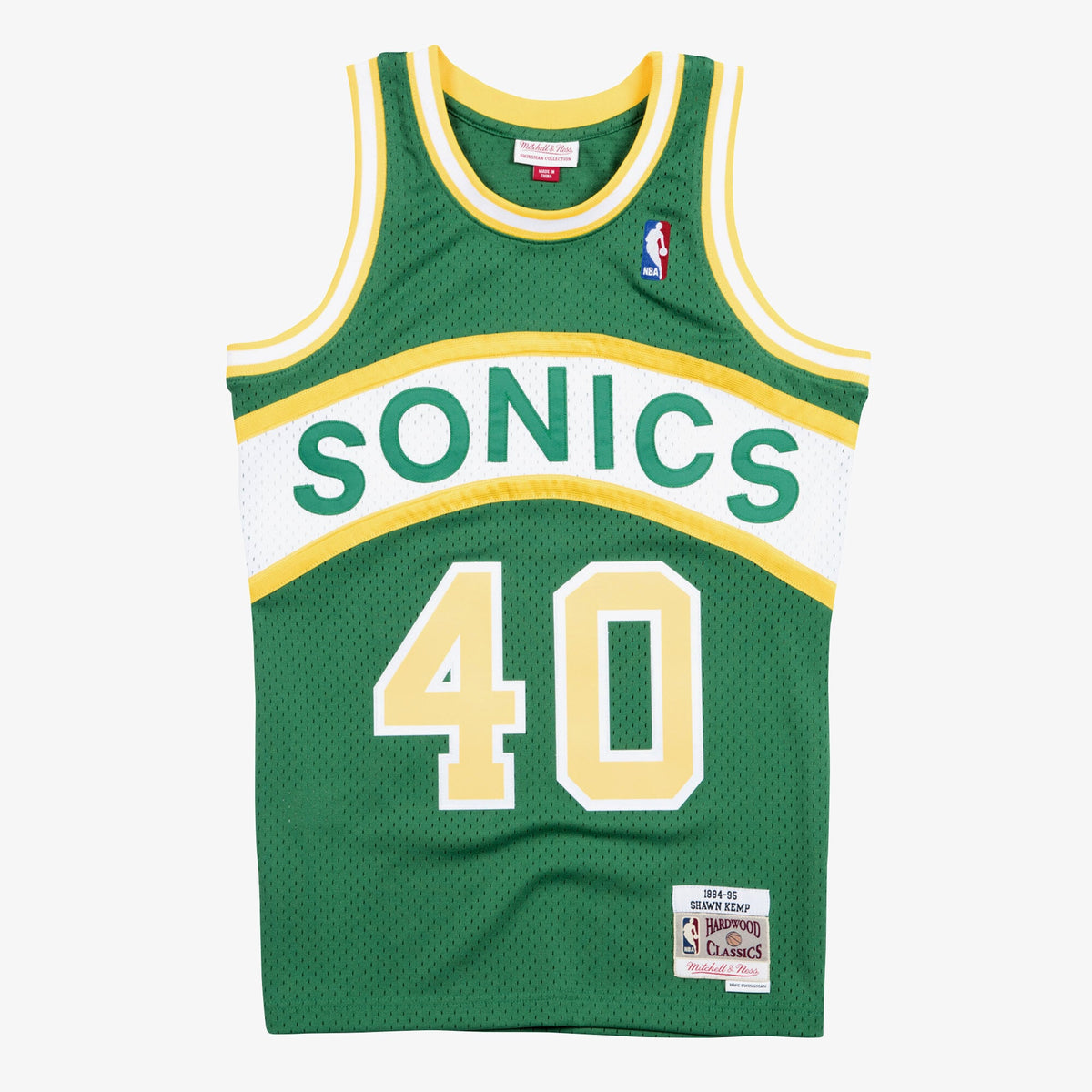 Shawn Kemp Seattle Supersonics 1994-95 Swingman Jersey