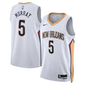 Dejounte Murray New Orleans Pelicans Association Edition Swingman Jersey - White - Unisex