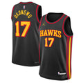 Onyeka Okongwu Atlanta Hawks Statement Edition Swingman Jersey - Black - Youth