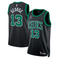 Paul George Boston Celtics Statement Edition Swingman Jersey - Black - Unisex