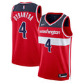 AJ Dybantsa Washington Wizards Swingman Icon Jersey - Red - Unisex