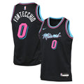 Simone Fontecchio Miami Heat 2025/26 City Edition Swingman Jersey - Black - Youth