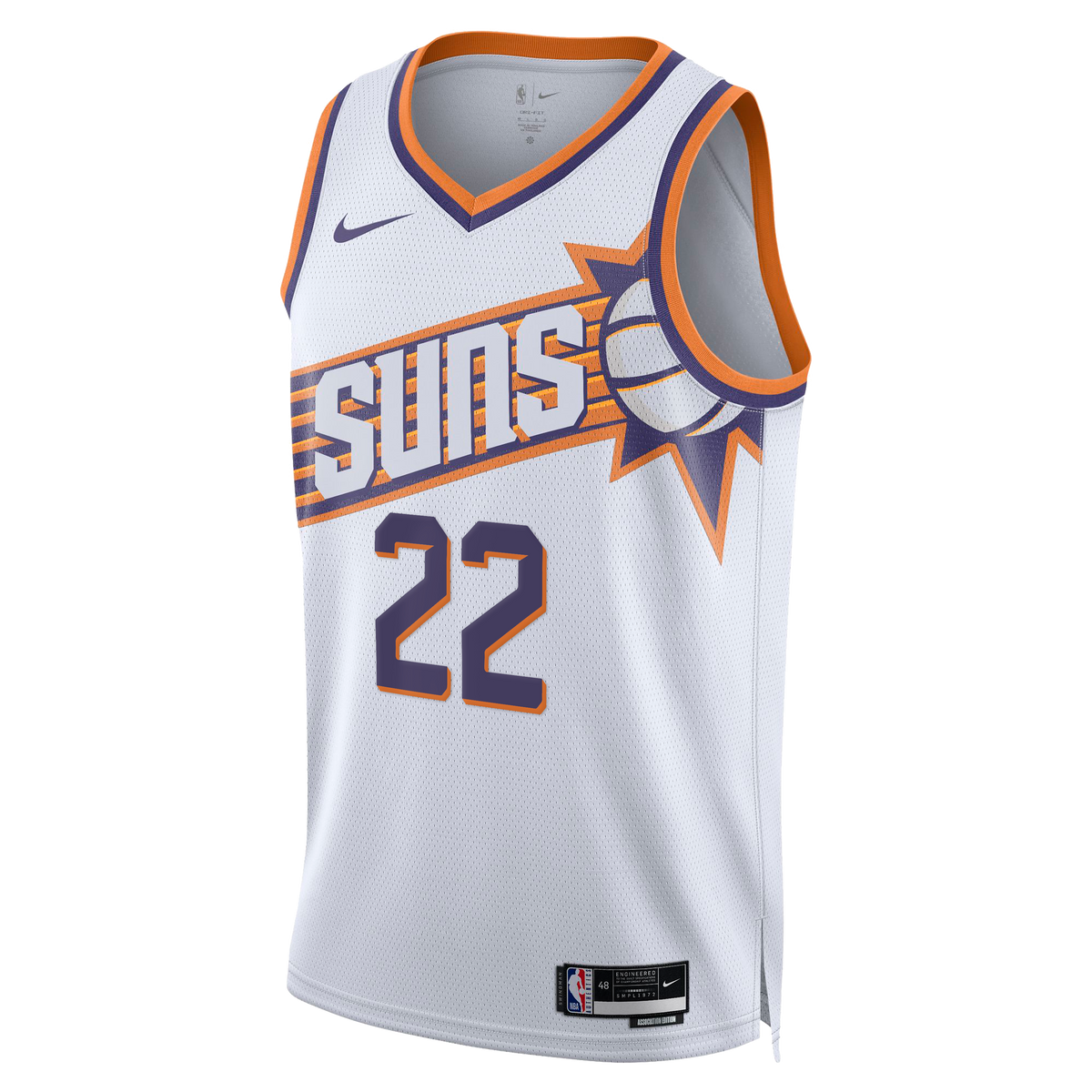 Miles Bridges Phoenix Suns Association Edition Swingman Jersey - White - Unisex