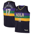 Jonas Valanciunas New Orleans Pelicans City Edition Swingman Jersey - Purple - Youth