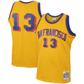 Wilt Chamberlain San Francisco Warriors 1962-63 Hardwood Classics Swingman Jersey - Mens